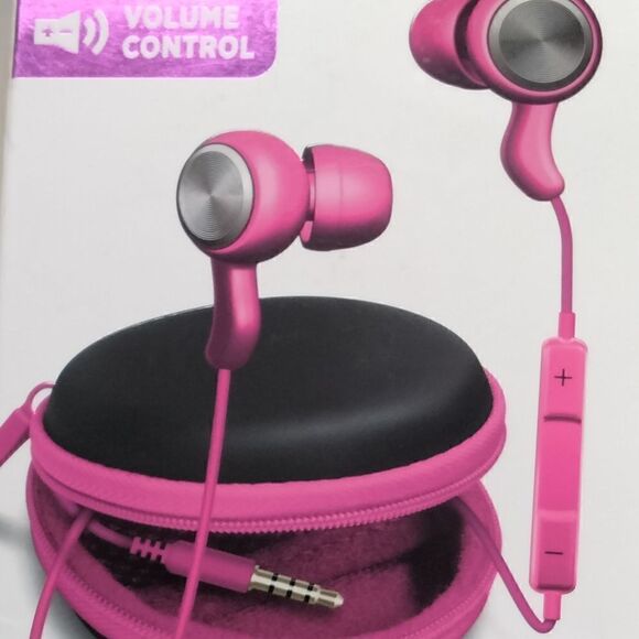 New Without tags "iWorld kinetic" wired earbuds with case - Picture 5 of 10